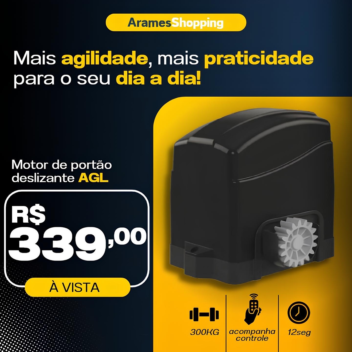 Motor de portão deslizante AGL
