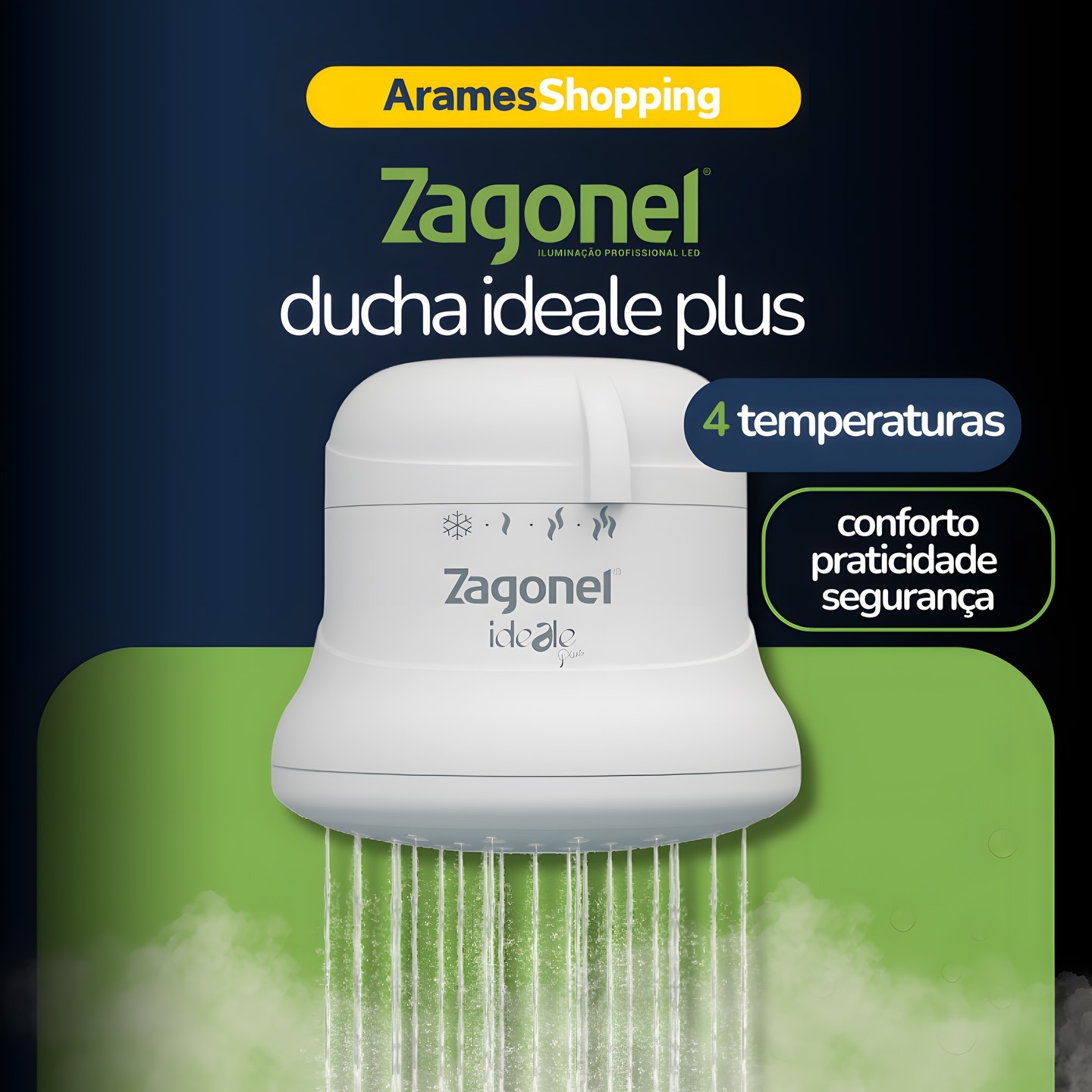 Ducha Zagonel Ideale Plus